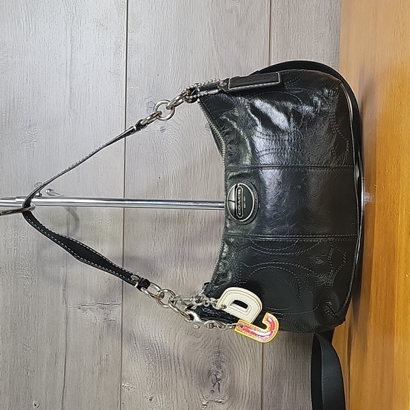 Coach Handbags - Coach F15141 Demi Signature Stitched Leather Crossbody Shoulder Bag Purse